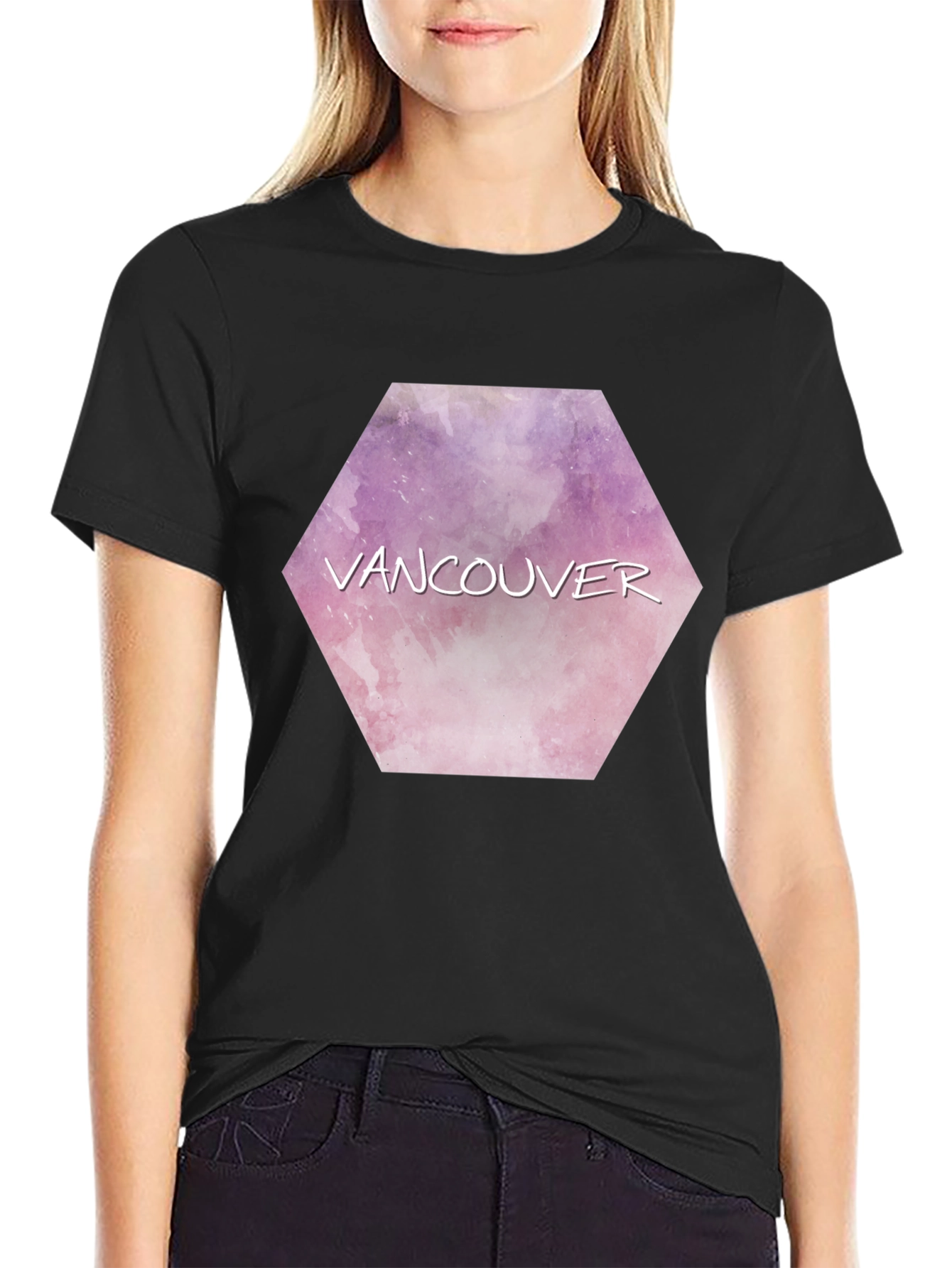 Vancouver Graphic Tee - Mens Black T-Shirt