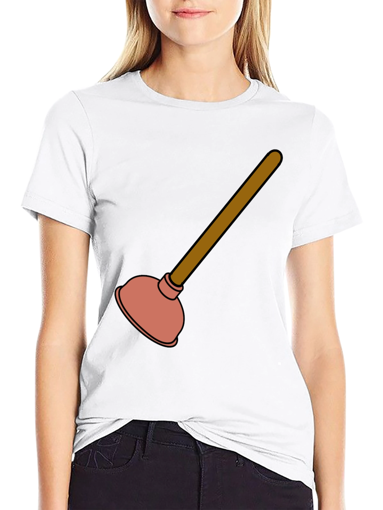 Funny Plunger Graphic T-Shirt