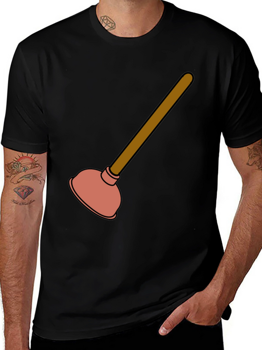 Funny Plunger Graphic T-Shirt
