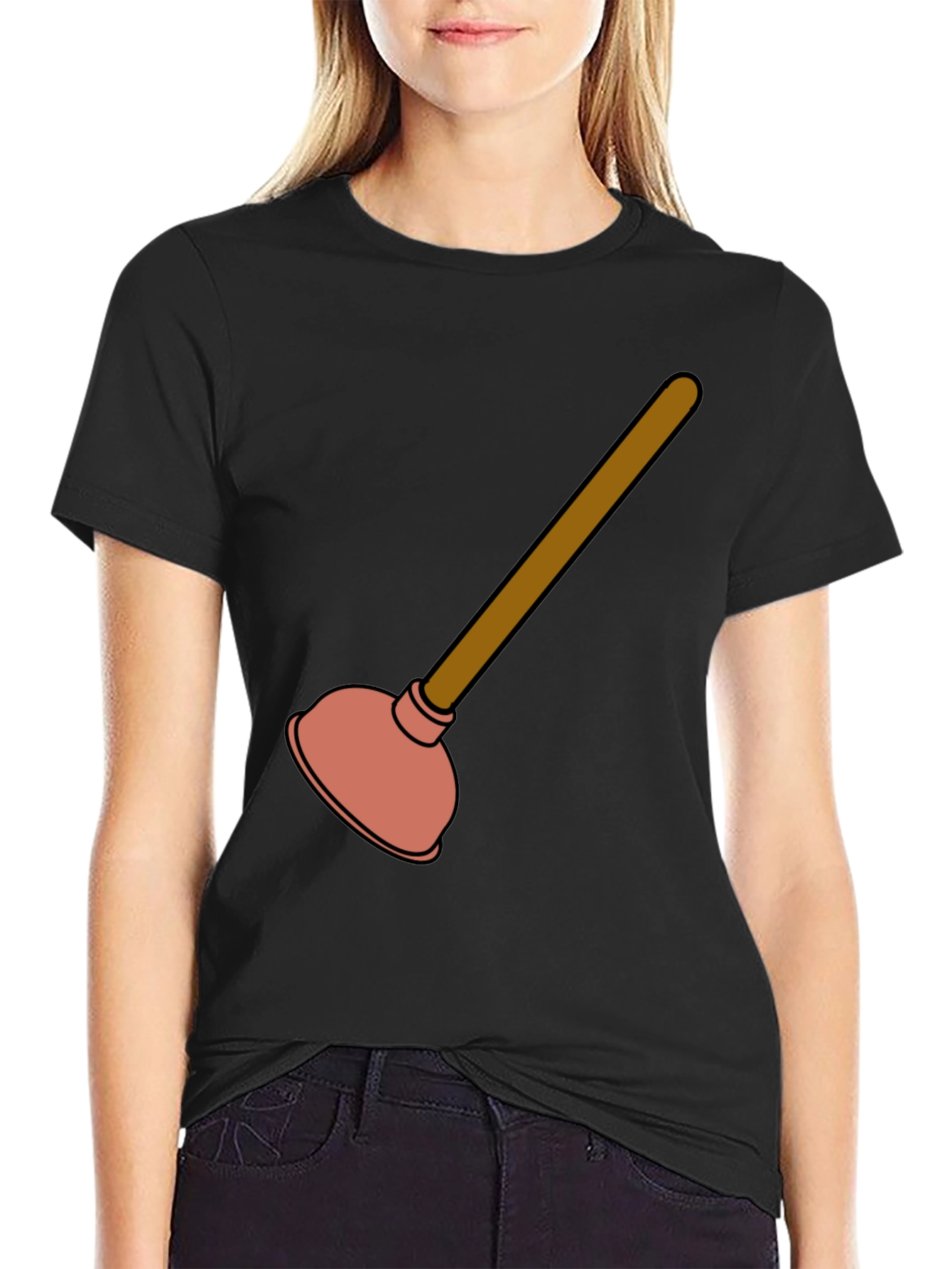 Funny Plunger Graphic T-Shirt