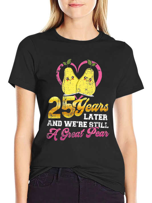 25th Anniversary T-Shirt - A Great Pear