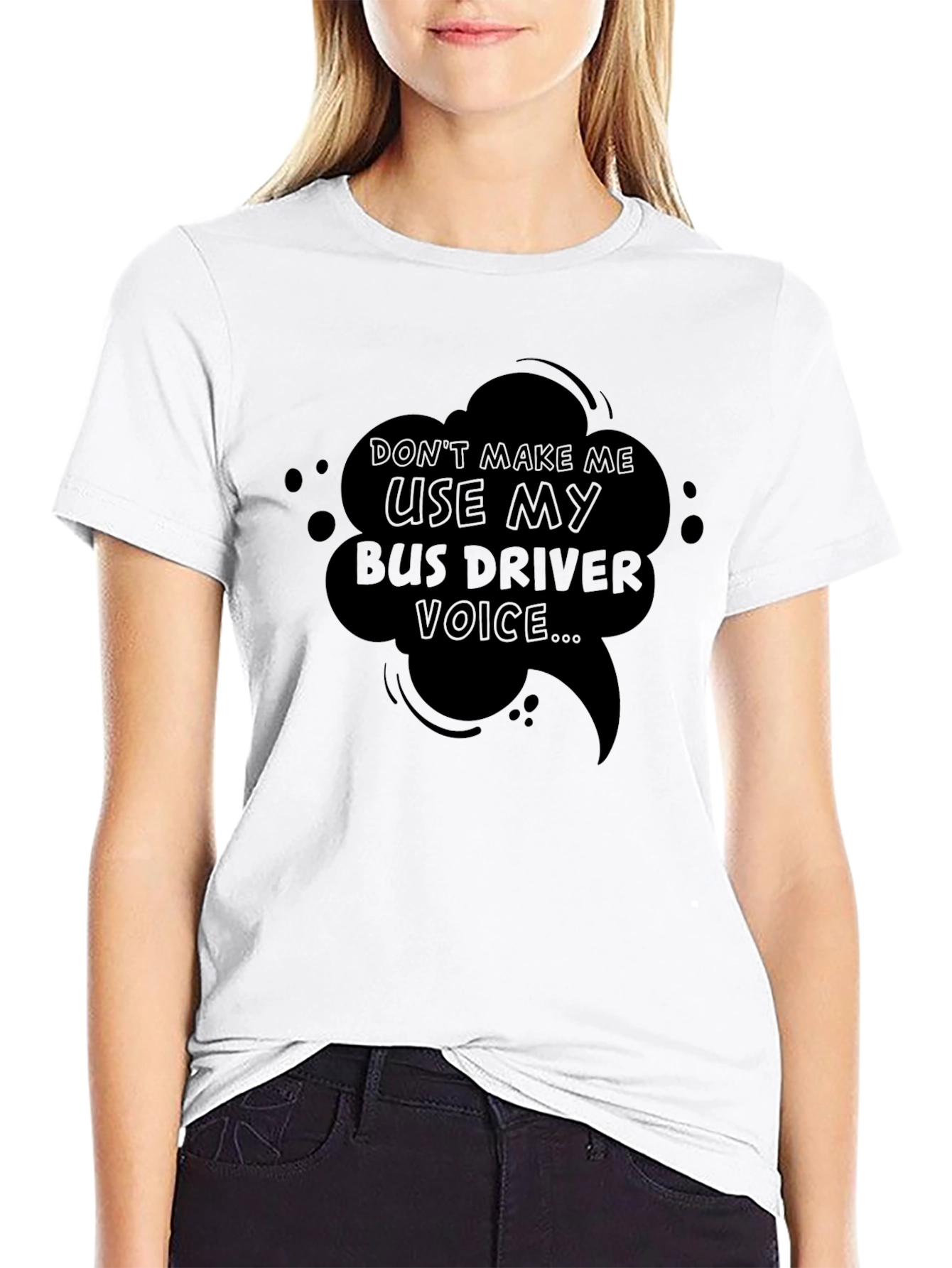 Bus Driver Voice T-Shirt - Funny Graphic Tee