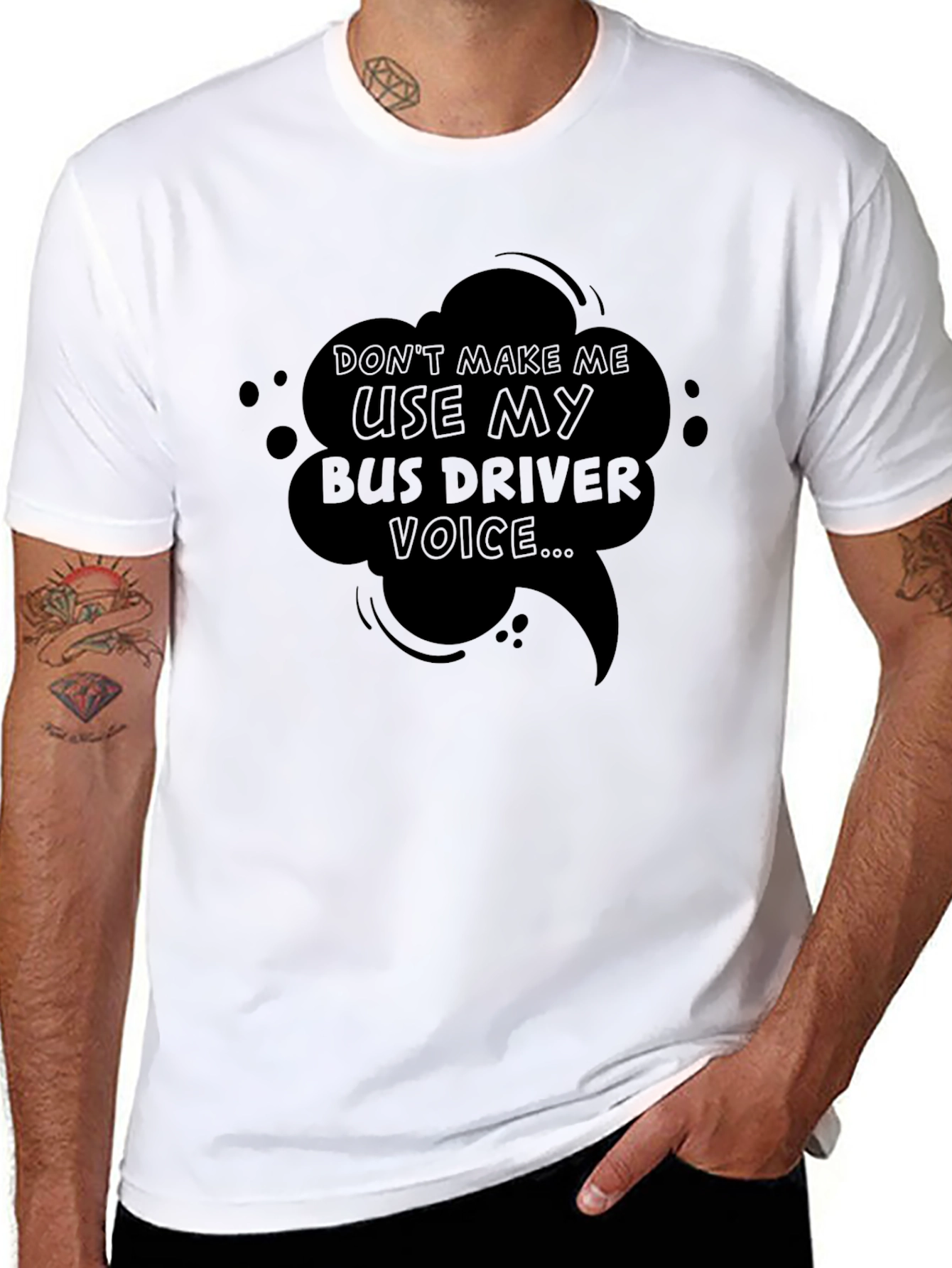 Bus Driver Voice T-Shirt - Funny Graphic Tee