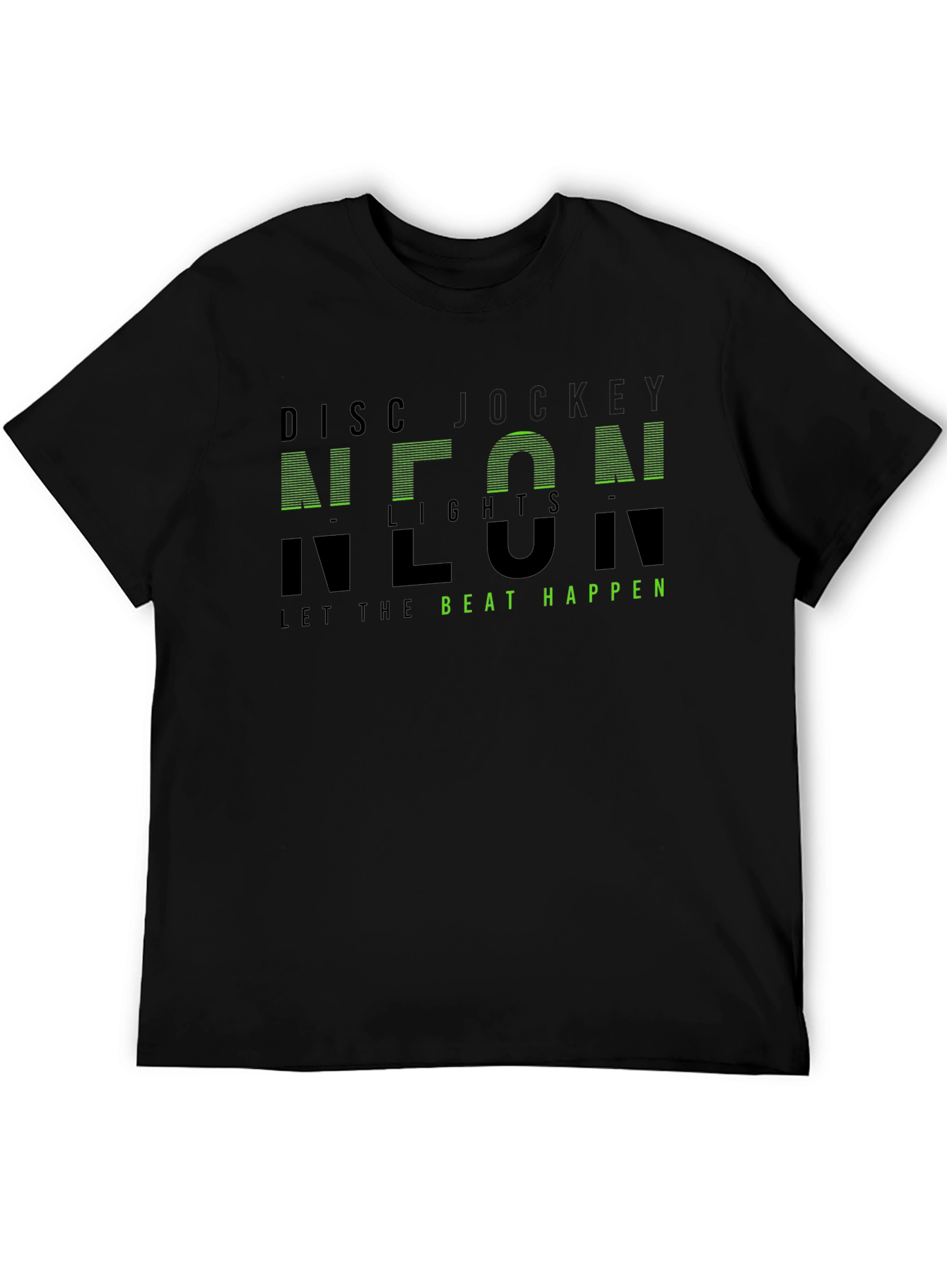 Neon Lights Graphic T-Shirt - Let the Beat Happen