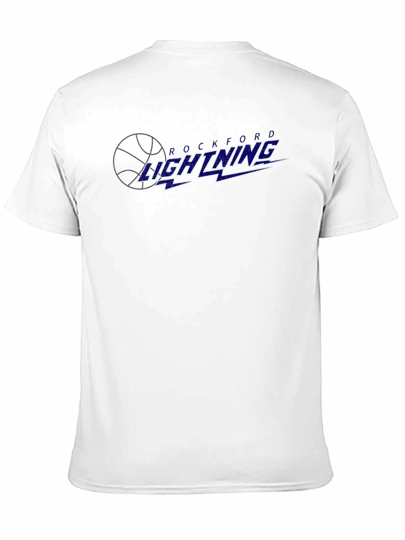Rockford Lightning Graphic Tee - Black Cotton T-Shirt