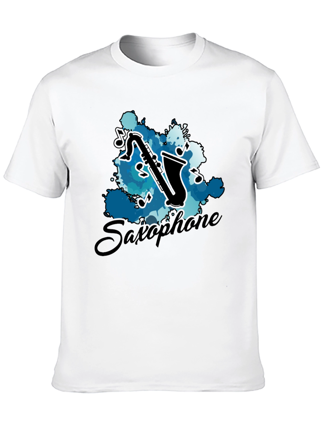 Saxophone Music T-Shirt - Artistic Instrument Tee