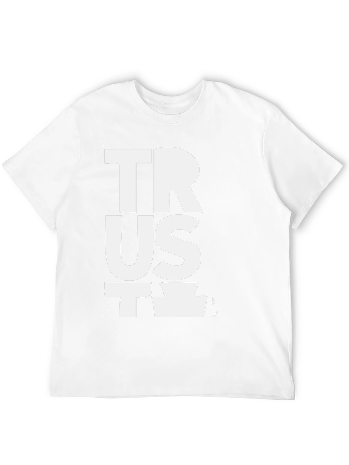 Trust T-Shirt Black Cotton Blend