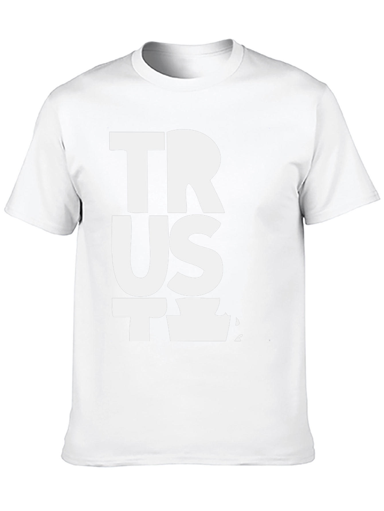 Trust T-Shirt Black Cotton Blend