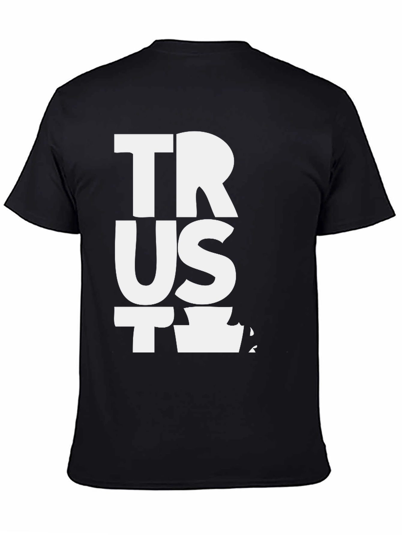 Trust T-Shirt Black Cotton Blend
