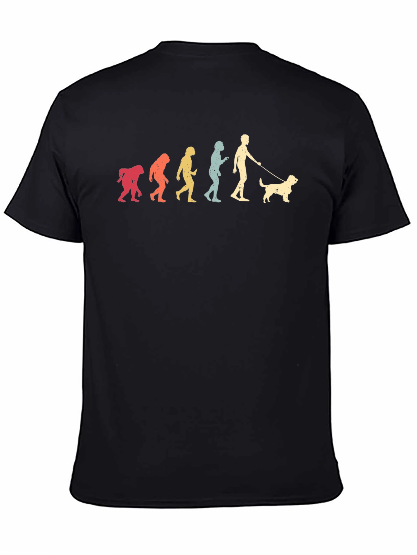 Dog Evolution T-Shirt - Black
