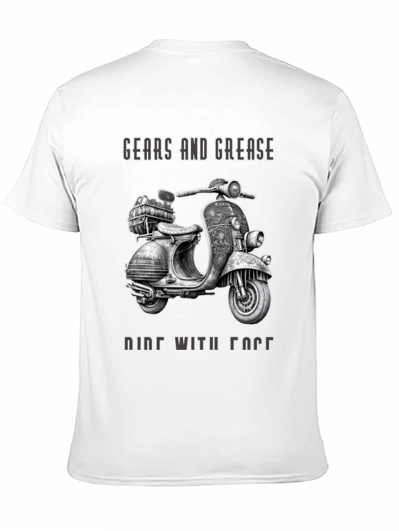 Gears and Grease Ride With Face T-Shirt