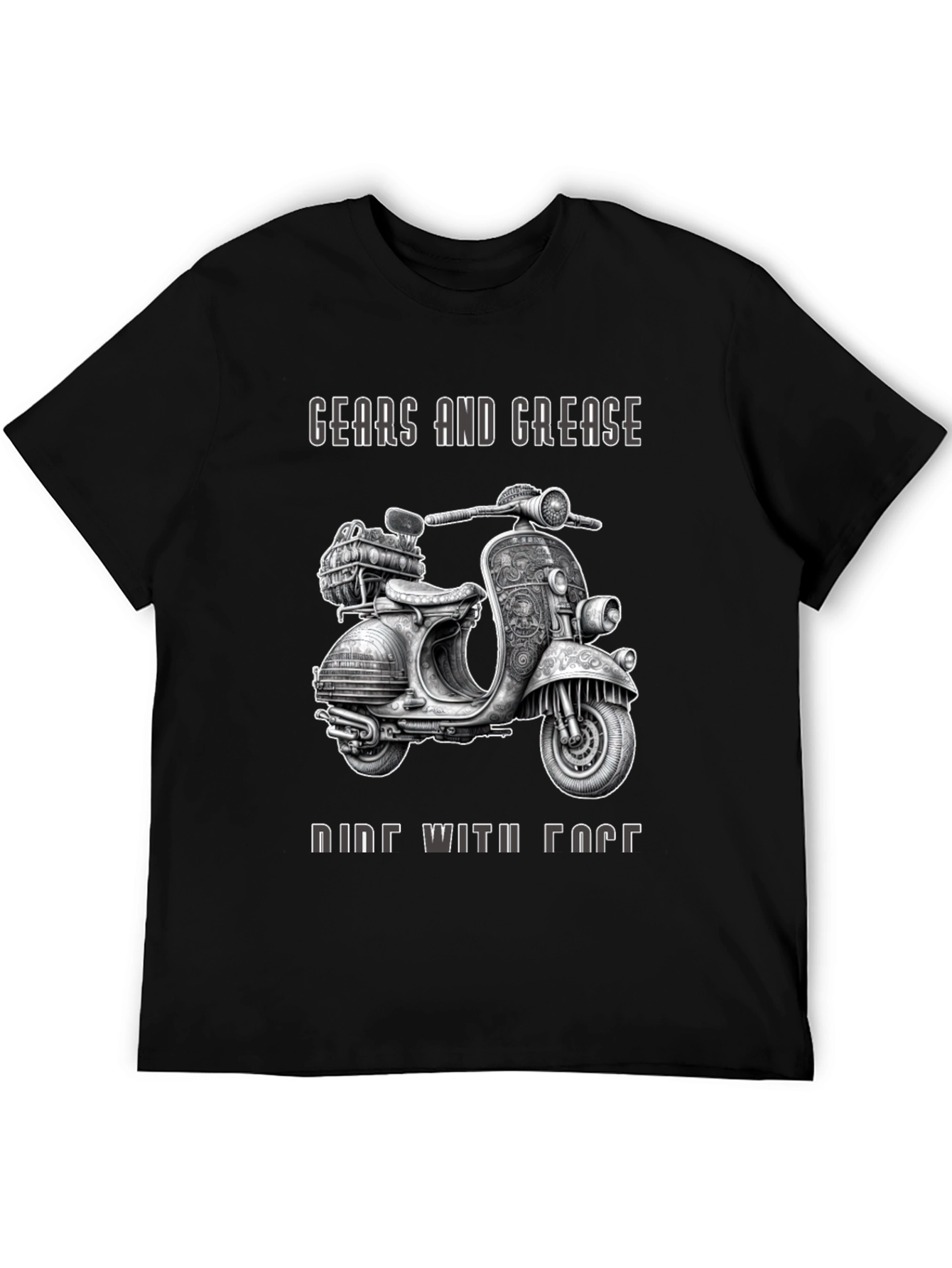Gears and Grease Ride With Face T-Shirt