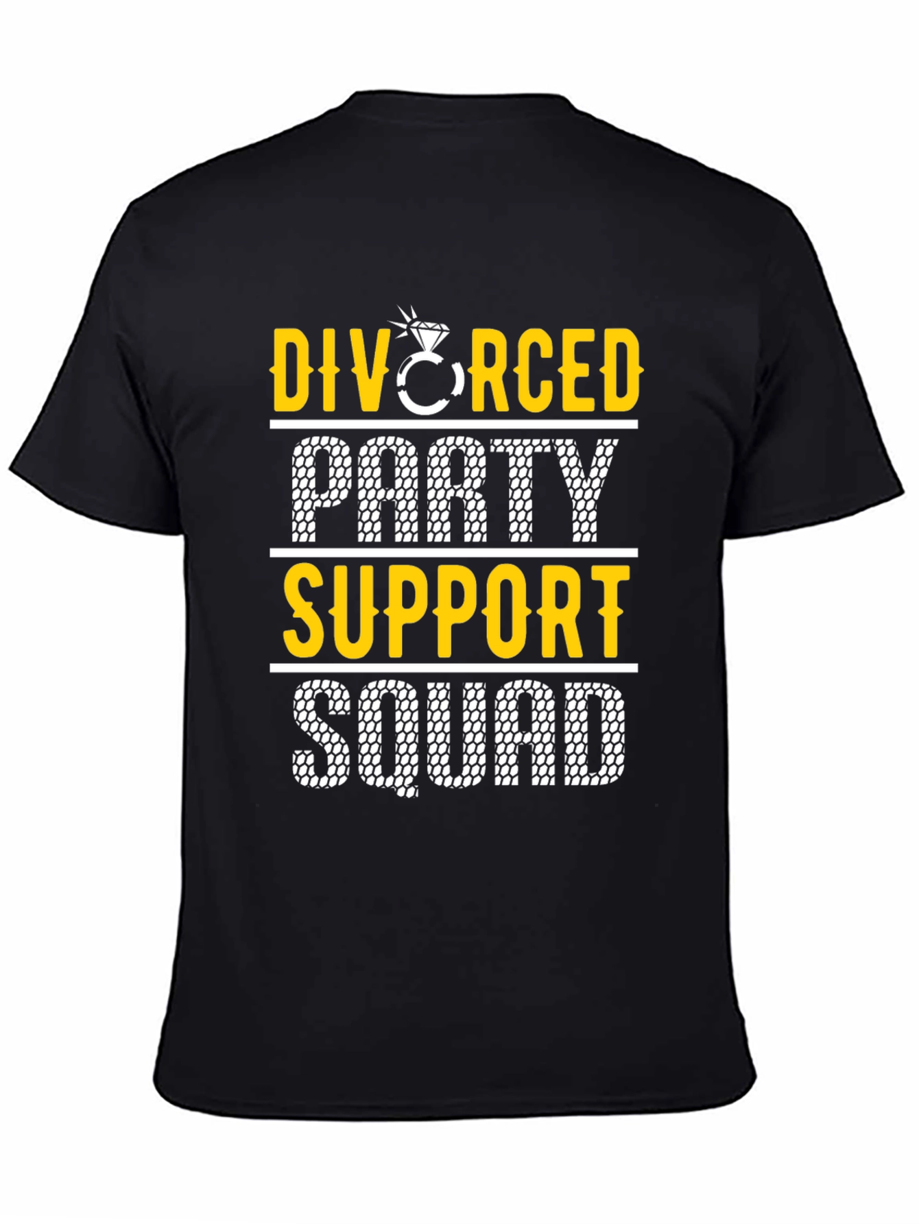 Divorced Party Support Squad Graphic Tee