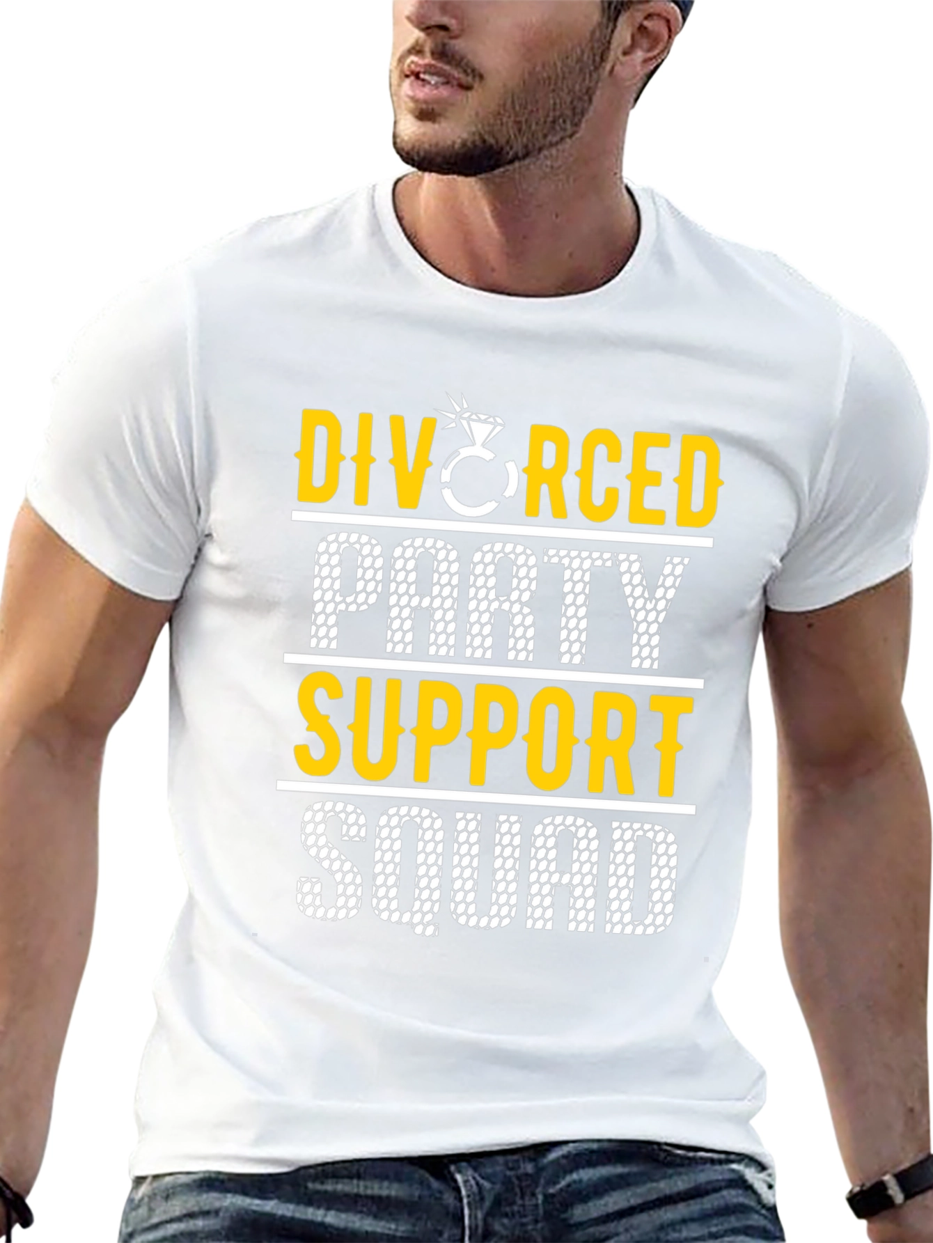 Divorced Party Support Squad Graphic Tee