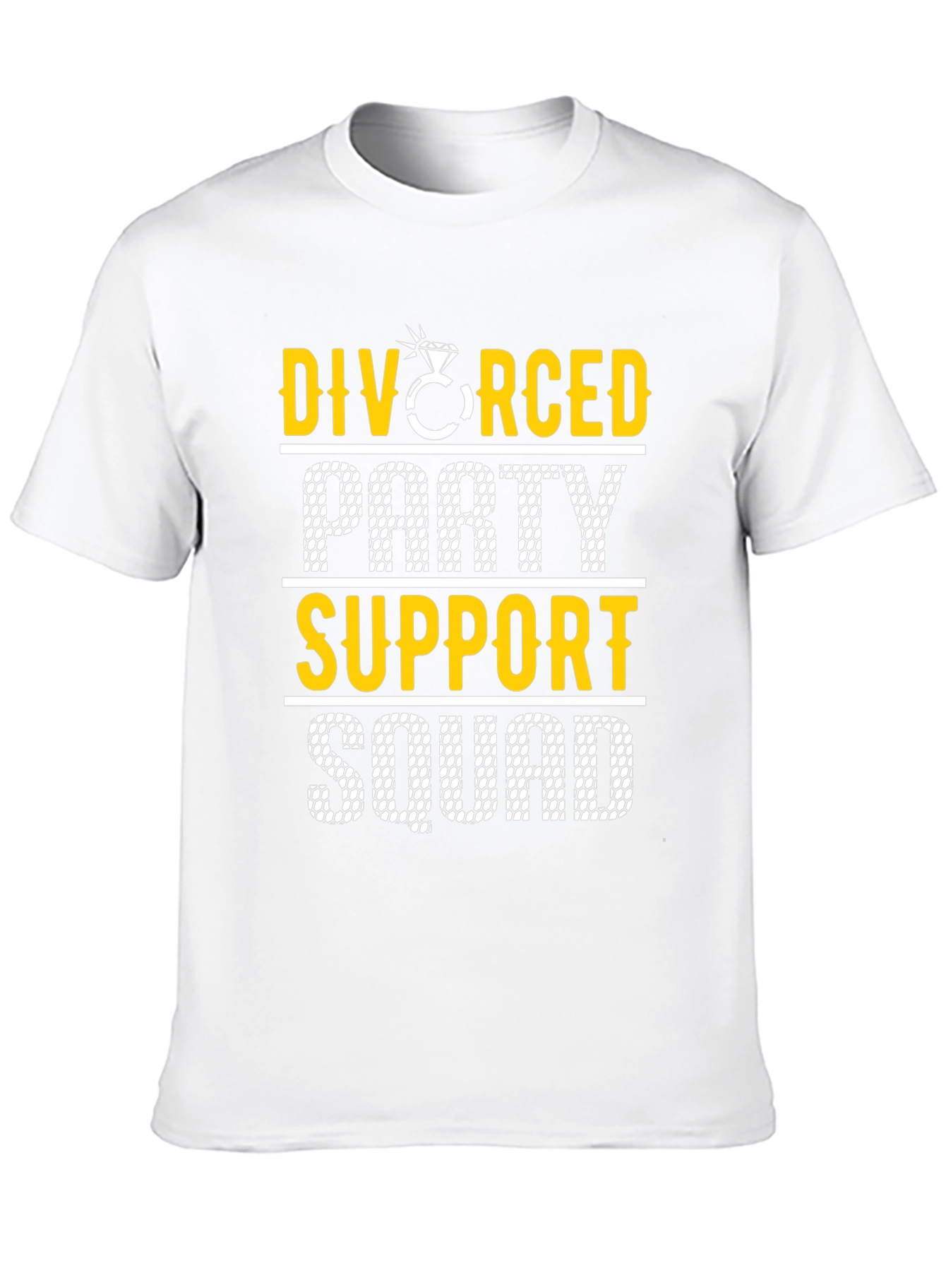 Divorced Party Support Squad Graphic Tee