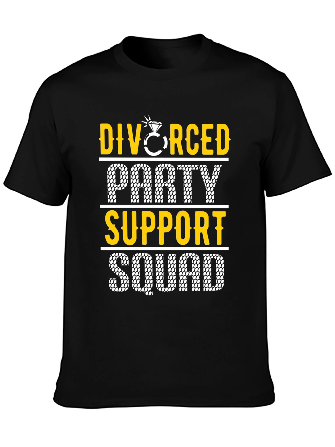 Divorced Party Support Squad Graphic Tee
