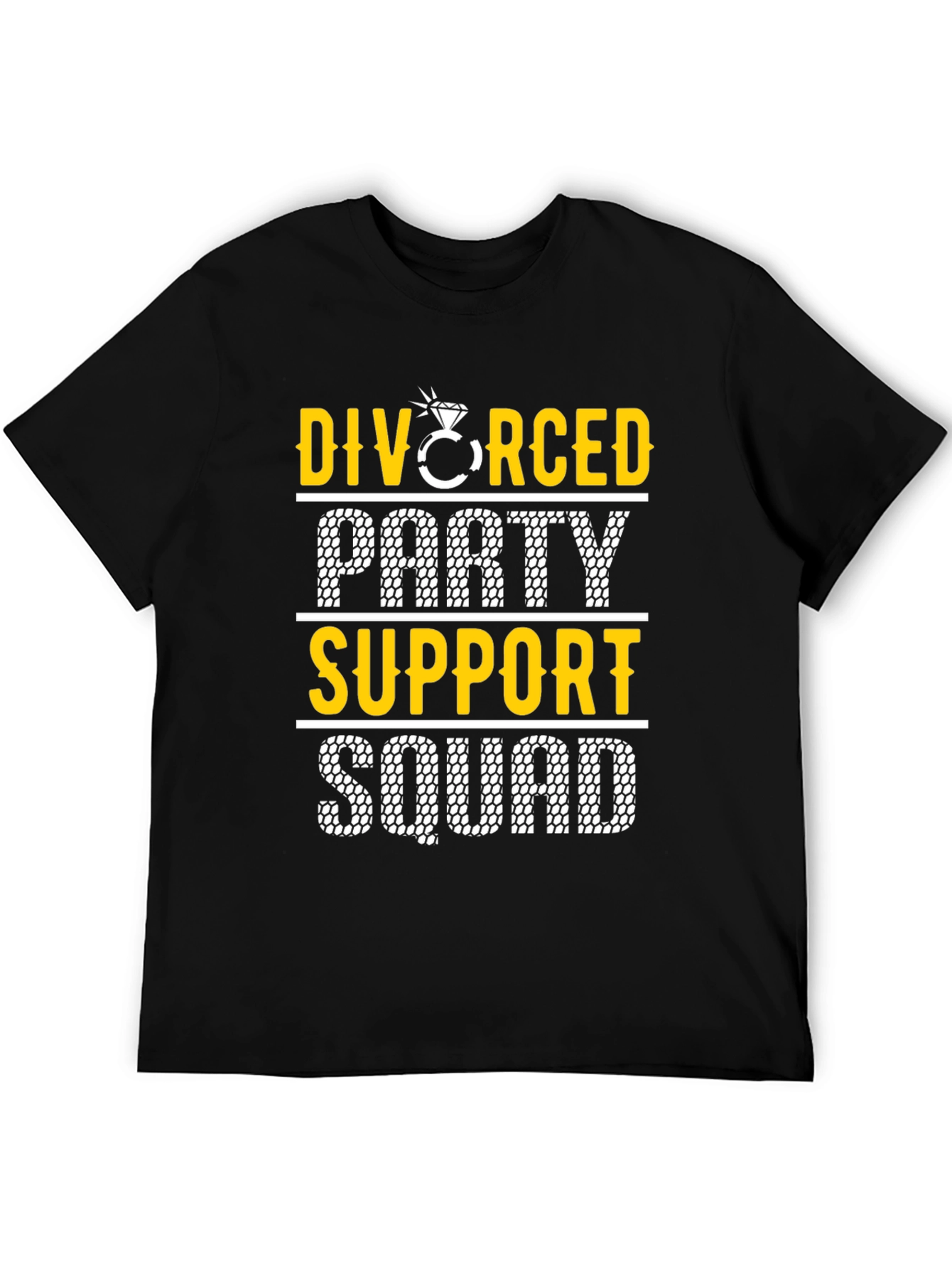 Divorced Party Support Squad Graphic Tee