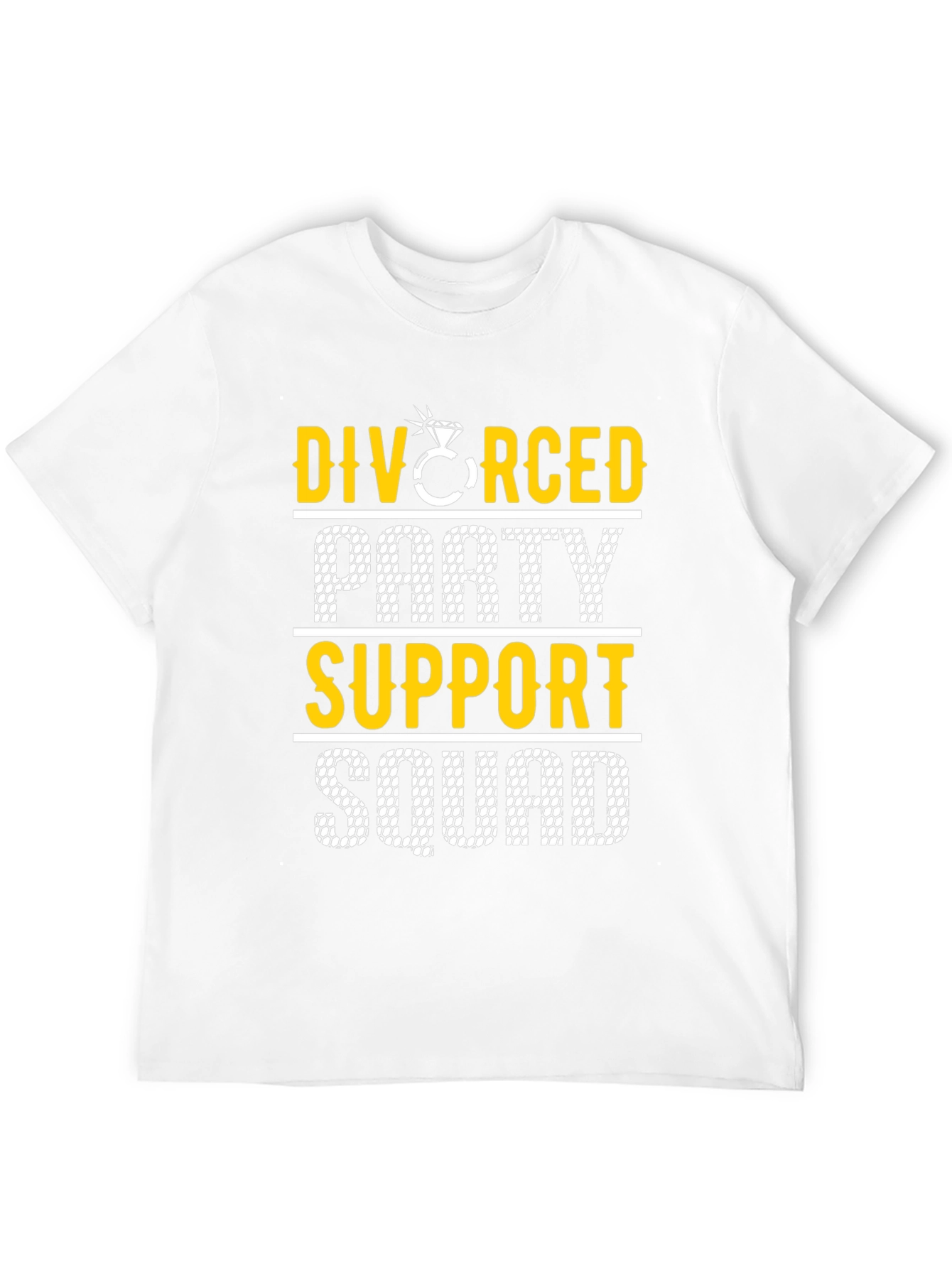 Divorced Party Support Squad Graphic Tee