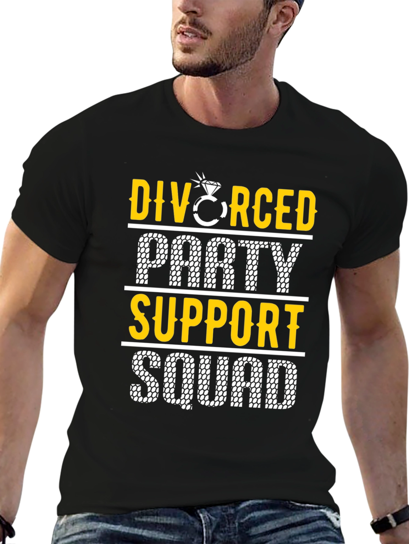 Divorced Party Support Squad Graphic Tee