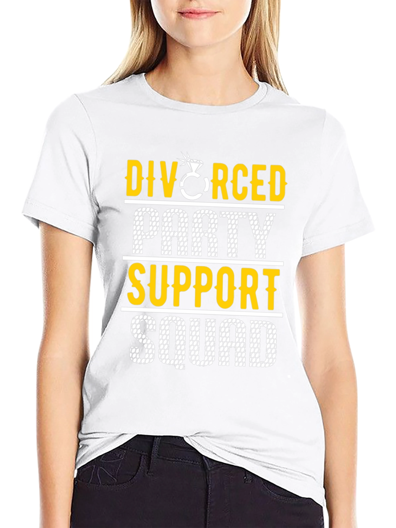 Divorced Party Support Squad Graphic Tee