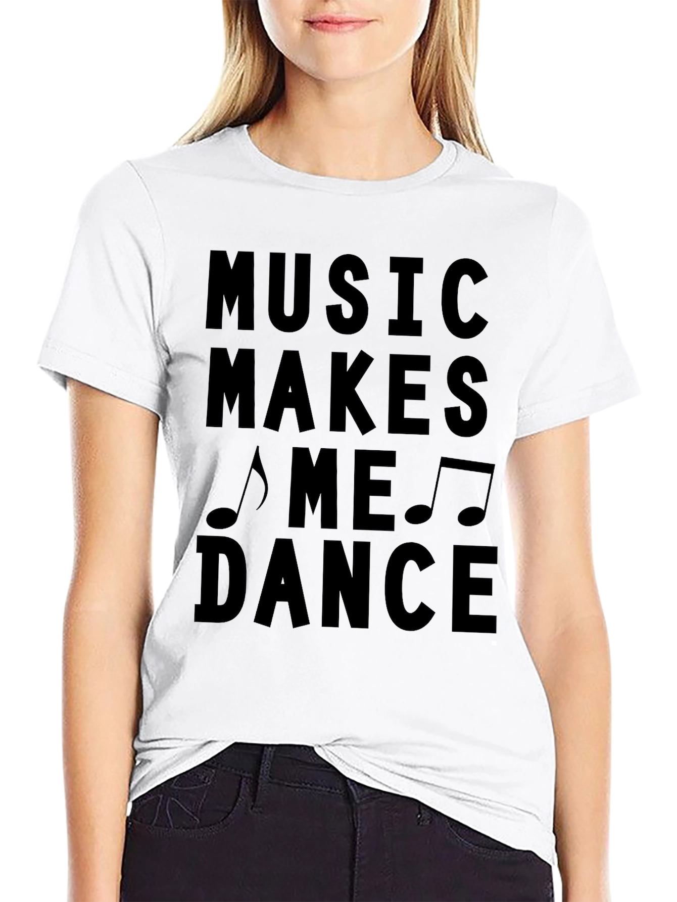 Music Makes Me Dance Graphic T-Shirt
