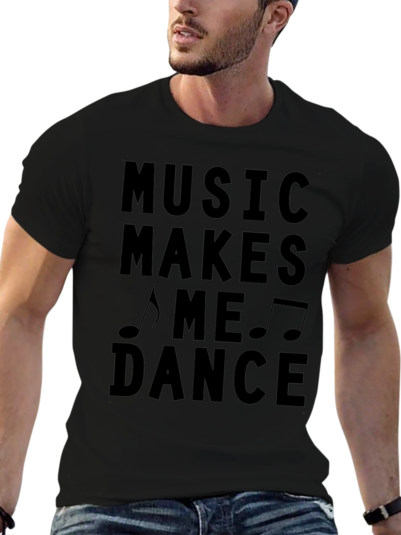 Music Makes Me Dance Graphic T-Shirt
