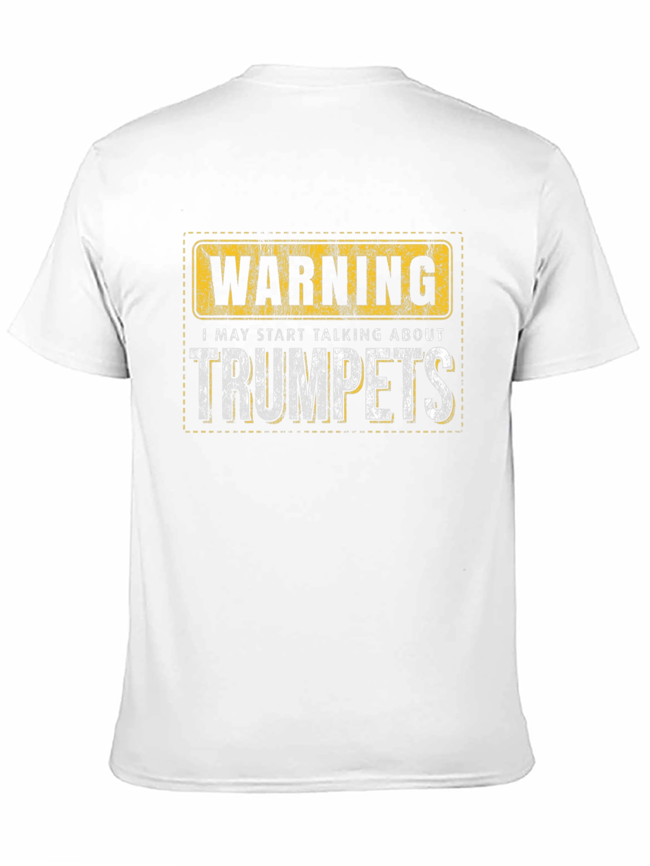 Warning Trumpets T-Shirt - Musician Humor Tee