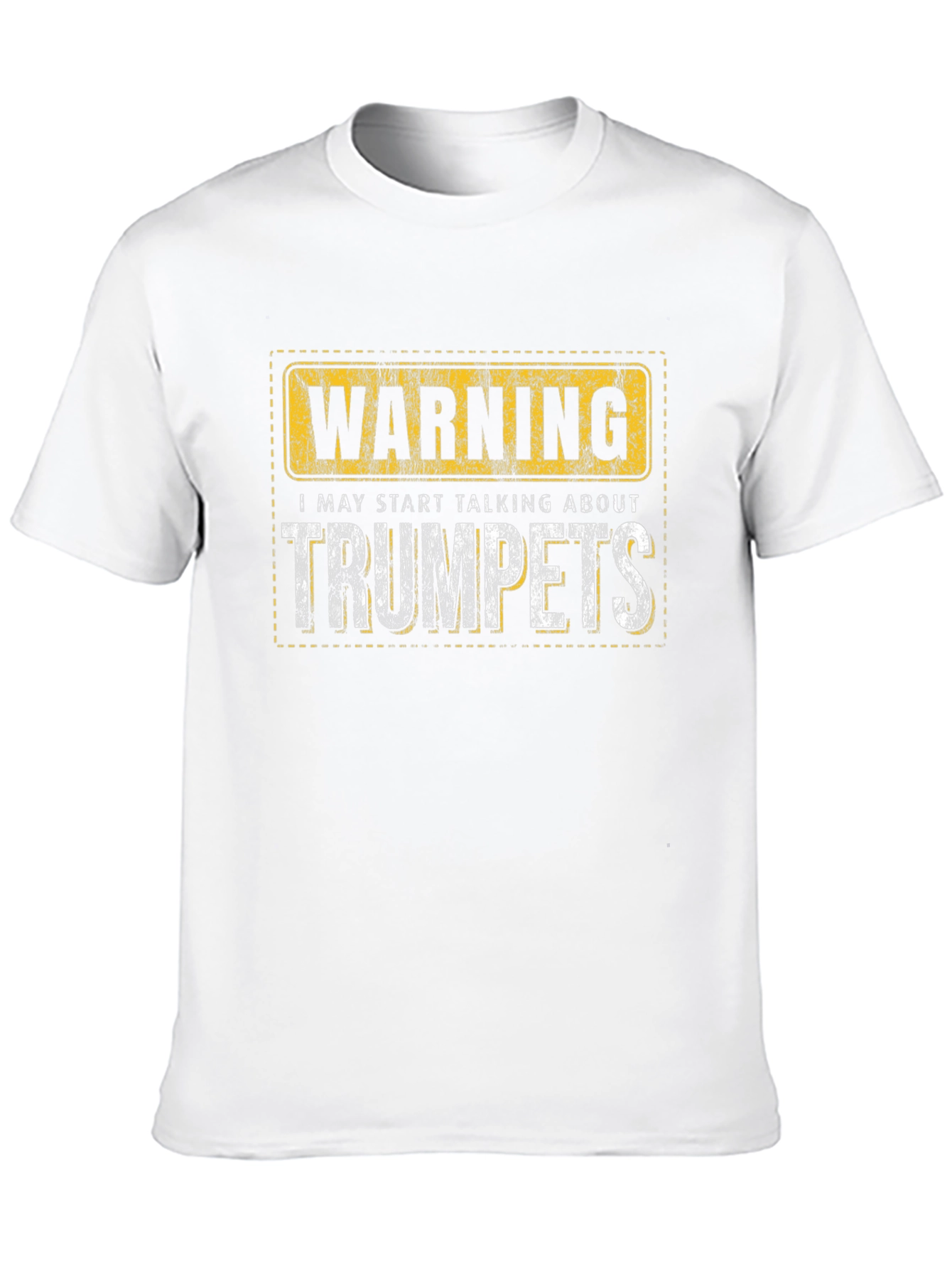Warning Trumpets T-Shirt - Musician Humor Tee
