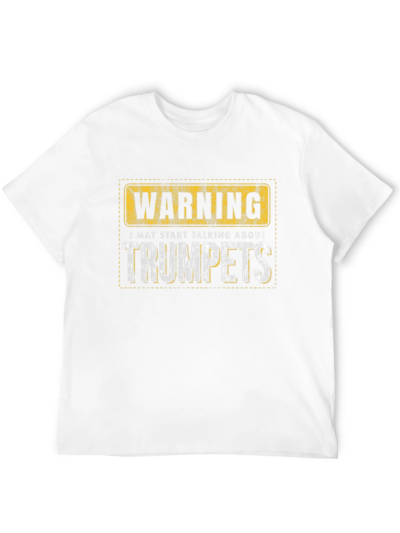 Warning Trumpets T-Shirt - Musician Humor Tee