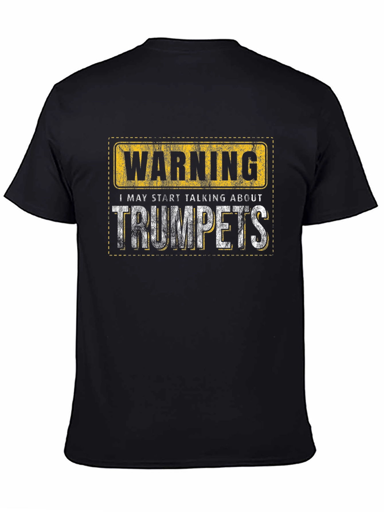 Warning Trumpets T-Shirt - Musician Humor Tee