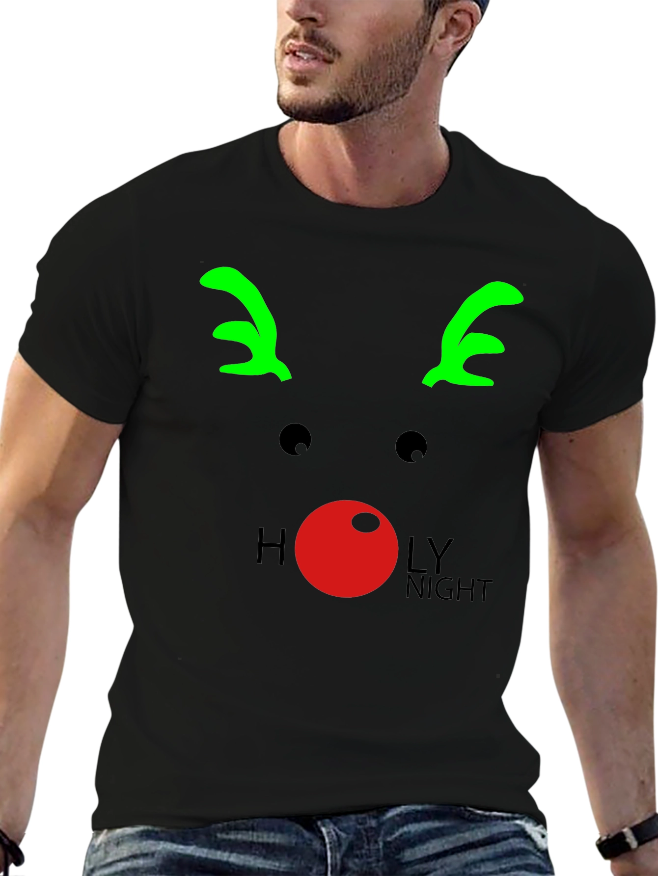 Reindeer Holy Night T-Shirt