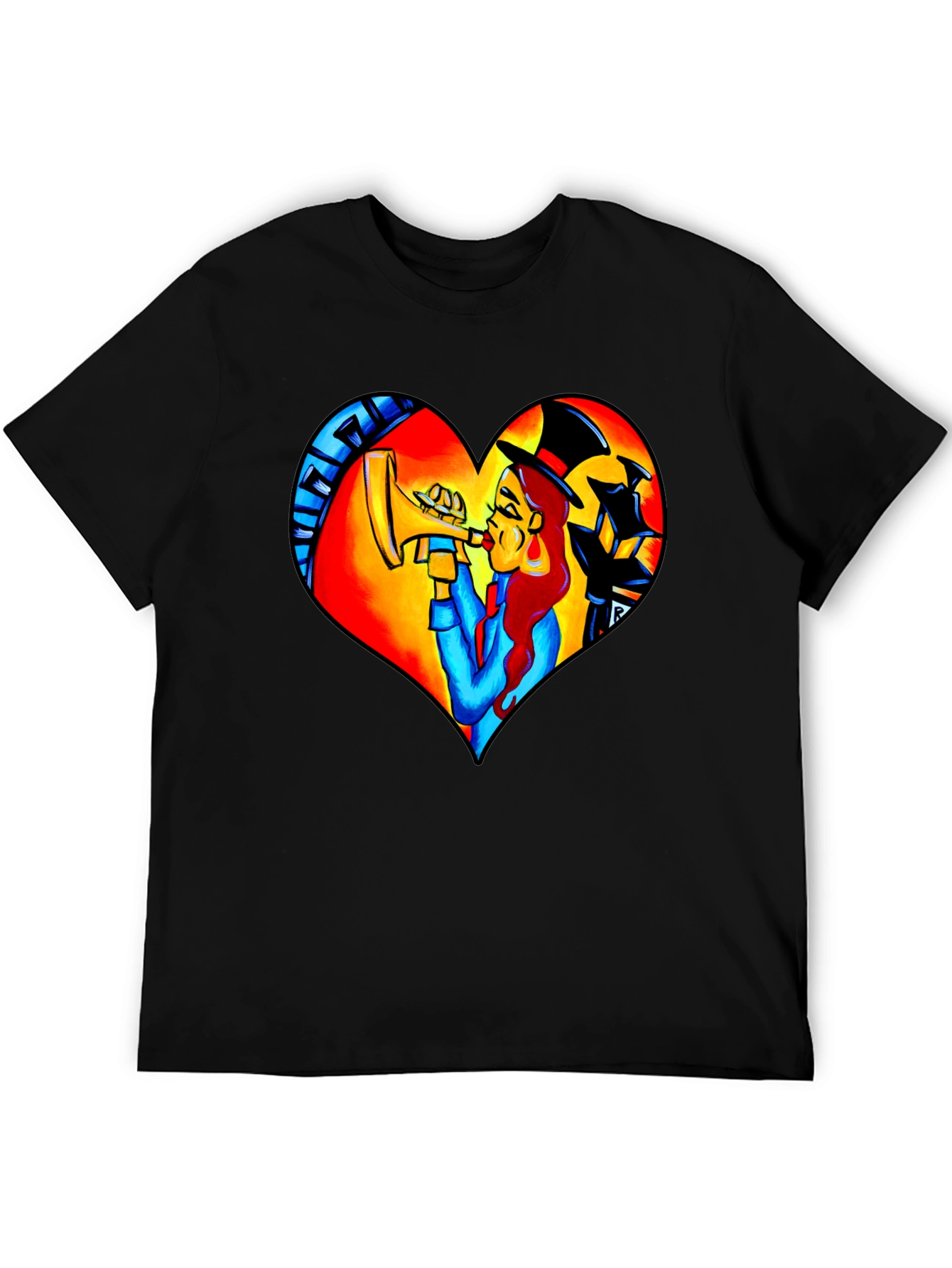 Jazz Heart T-Shirt - Musical Design