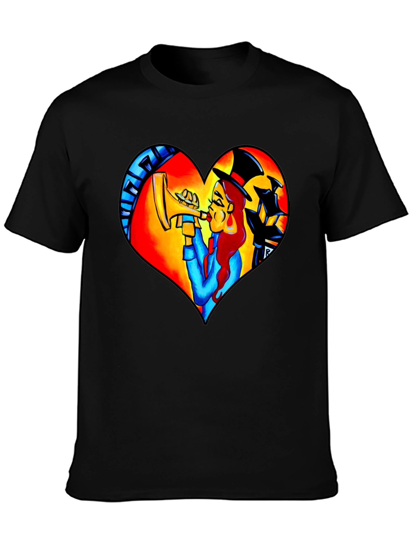 Jazz Heart T-Shirt - Musical Design