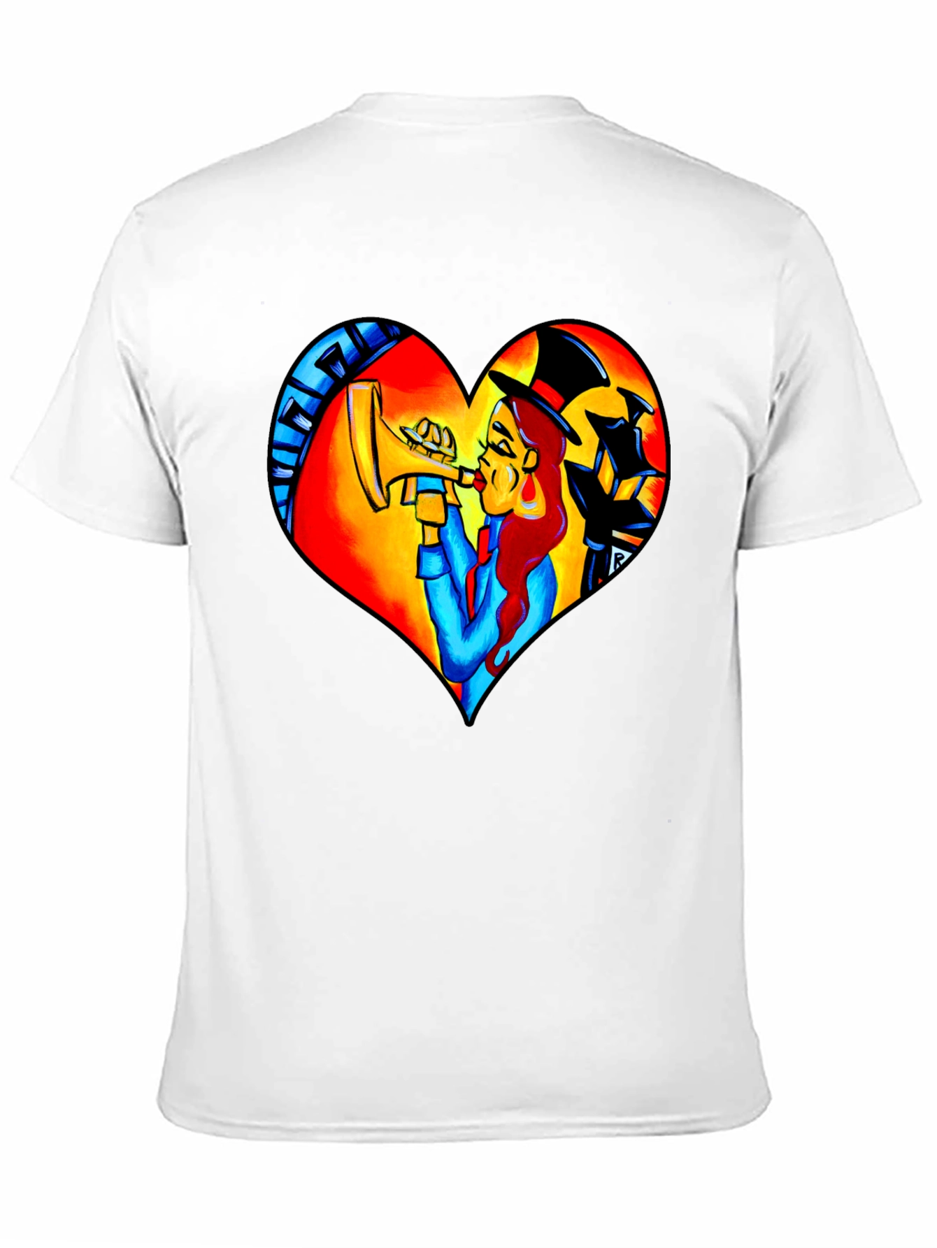 Jazz Heart T-Shirt - Musical Design