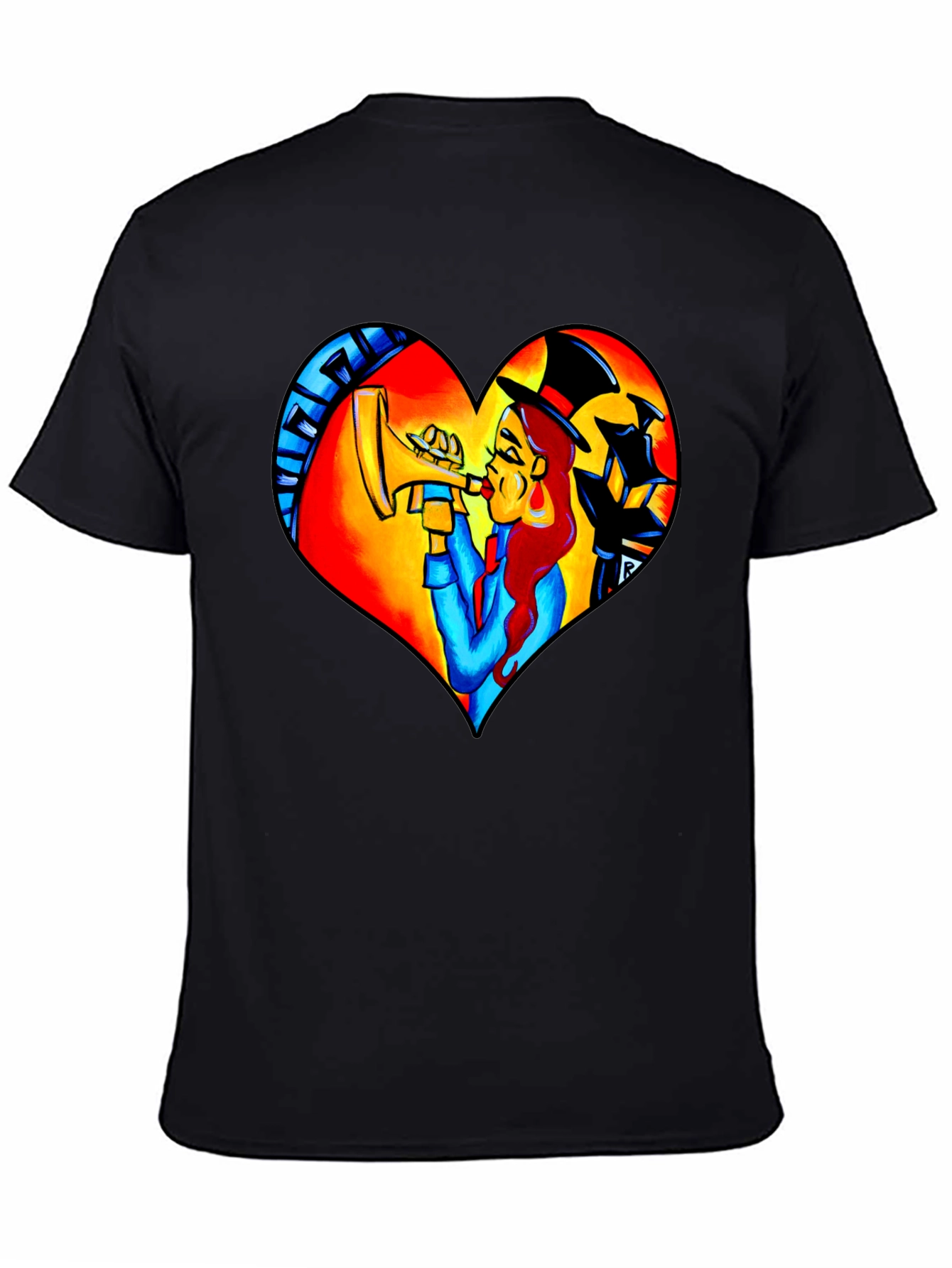 Jazz Heart T-Shirt - Musical Design