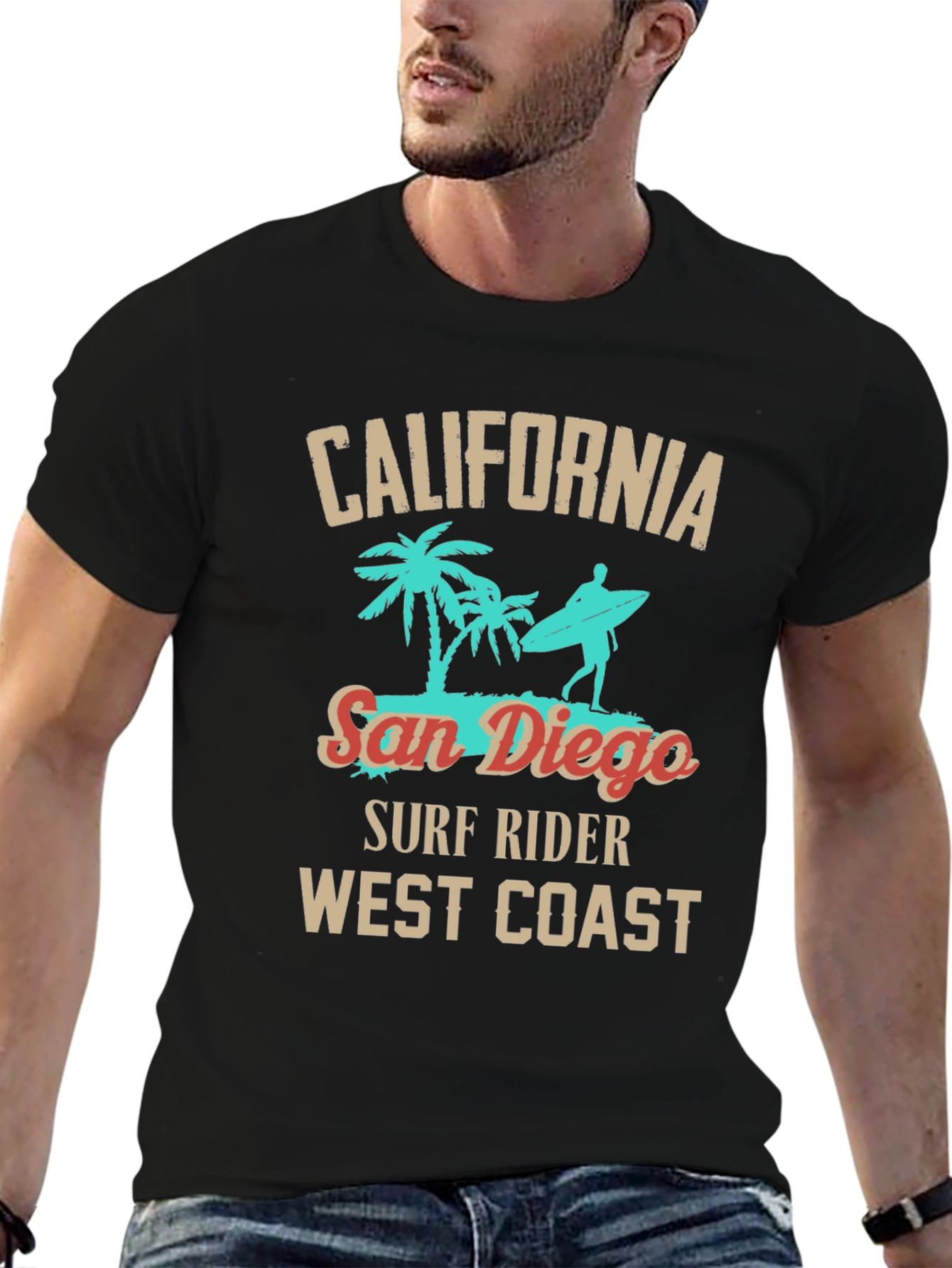 California San Diego Surf Rider T-Shirt