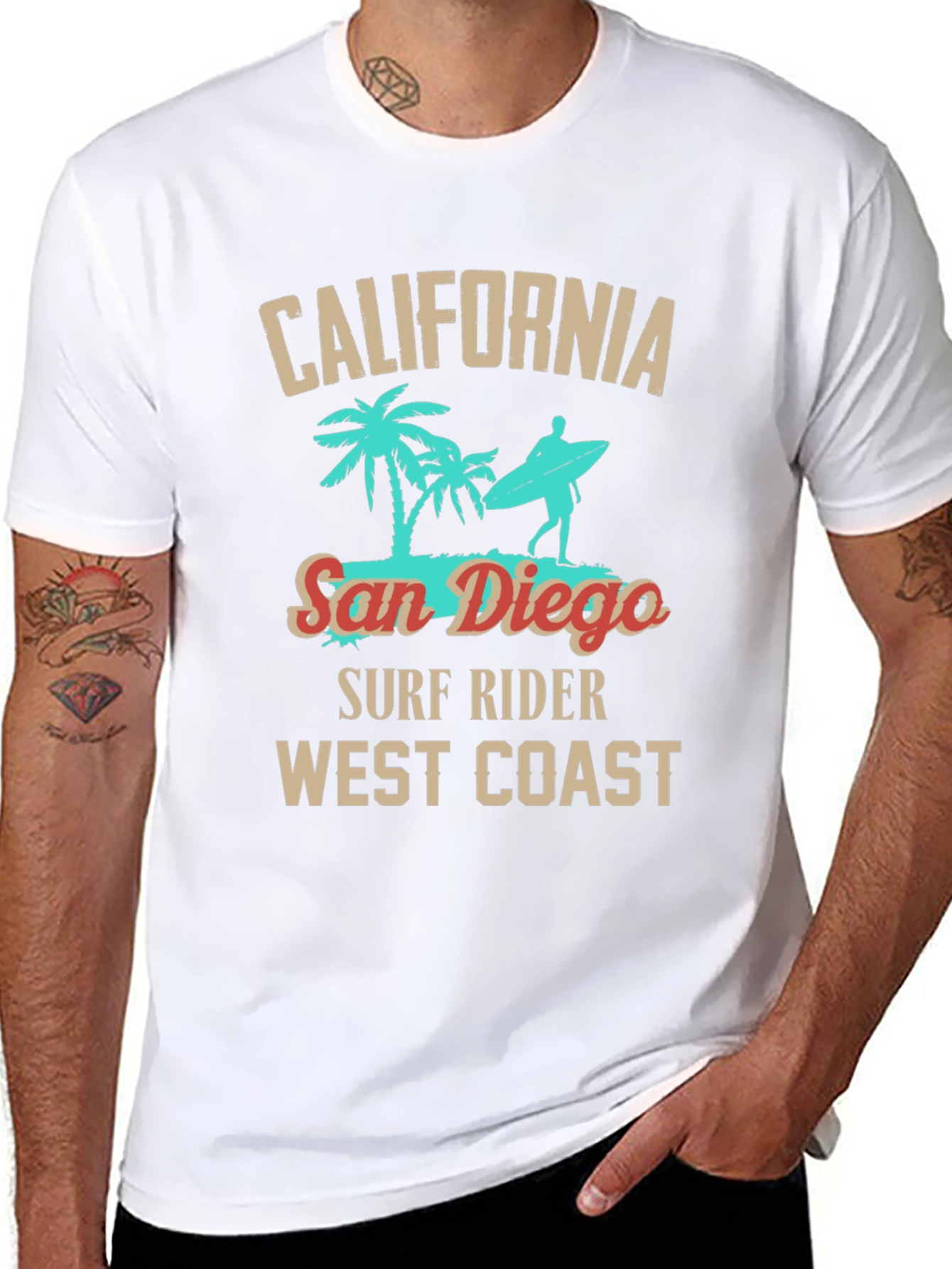 California San Diego Surf Rider T-Shirt