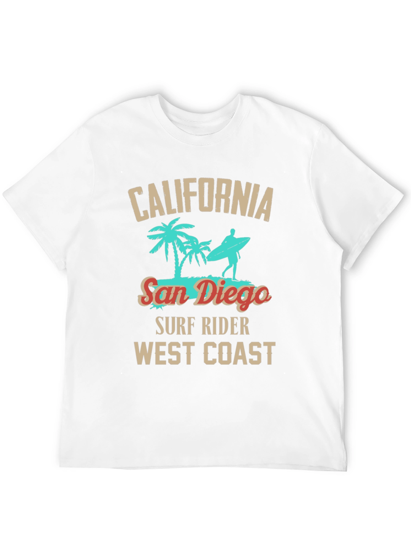 California San Diego Surf Rider T-Shirt