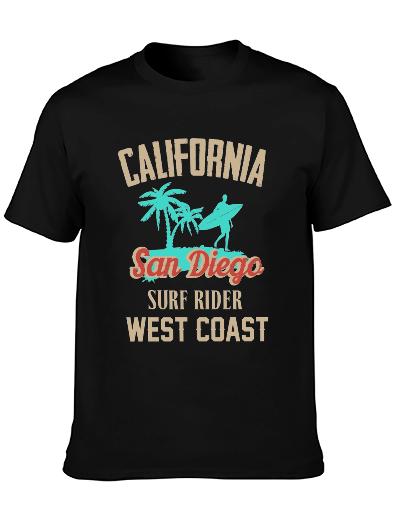 California San Diego Surf Rider T-Shirt