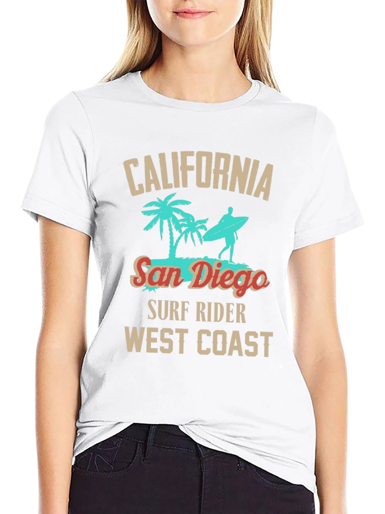 California San Diego Surf Rider T-Shirt