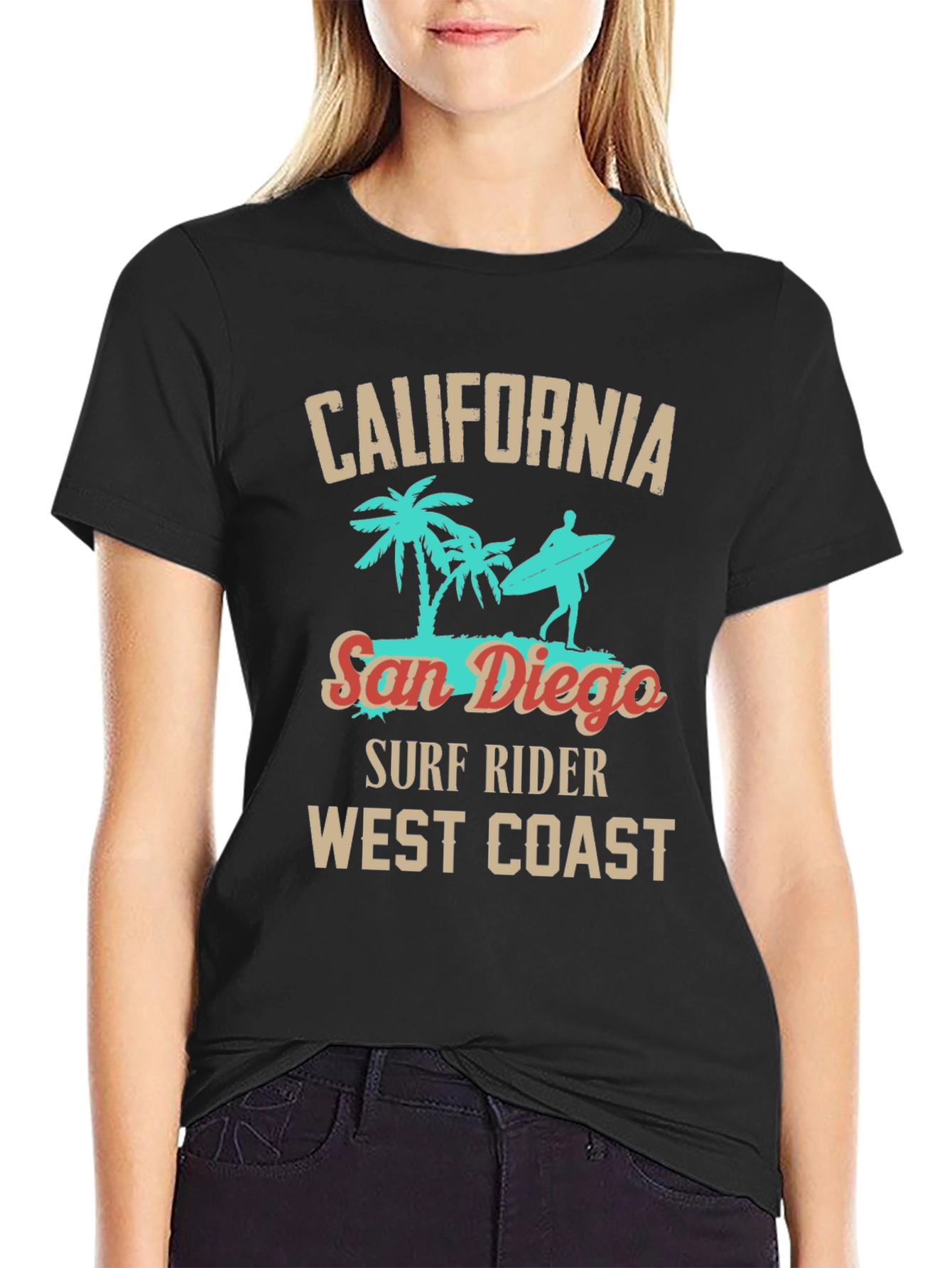 California San Diego Surf Rider T-Shirt