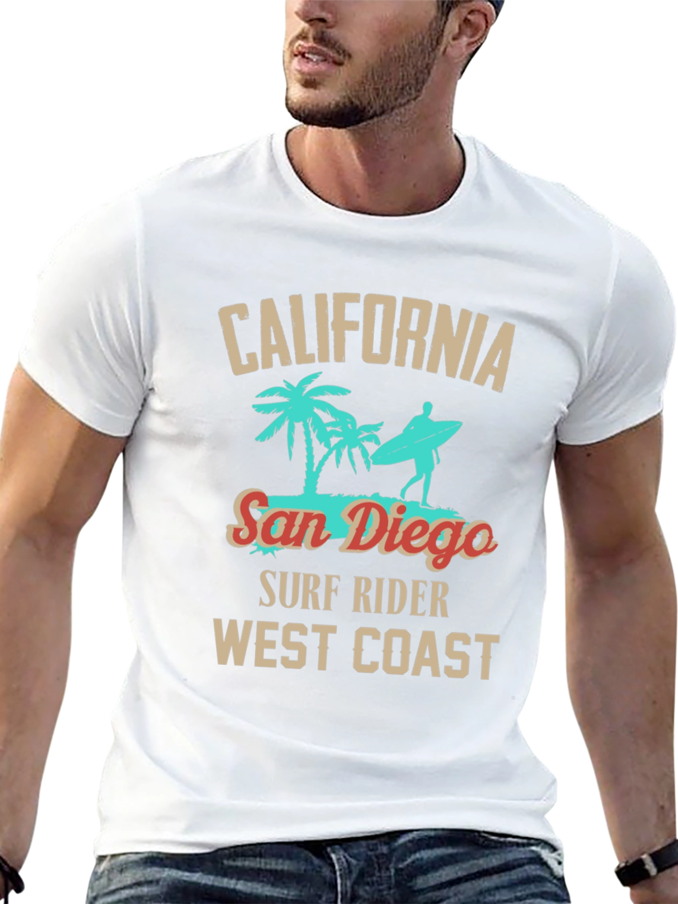 California San Diego Surf Rider T-Shirt