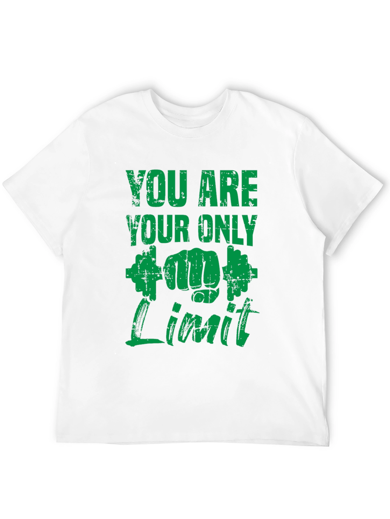 Motivational Gym T-Shirt - You Are Your Only Limit