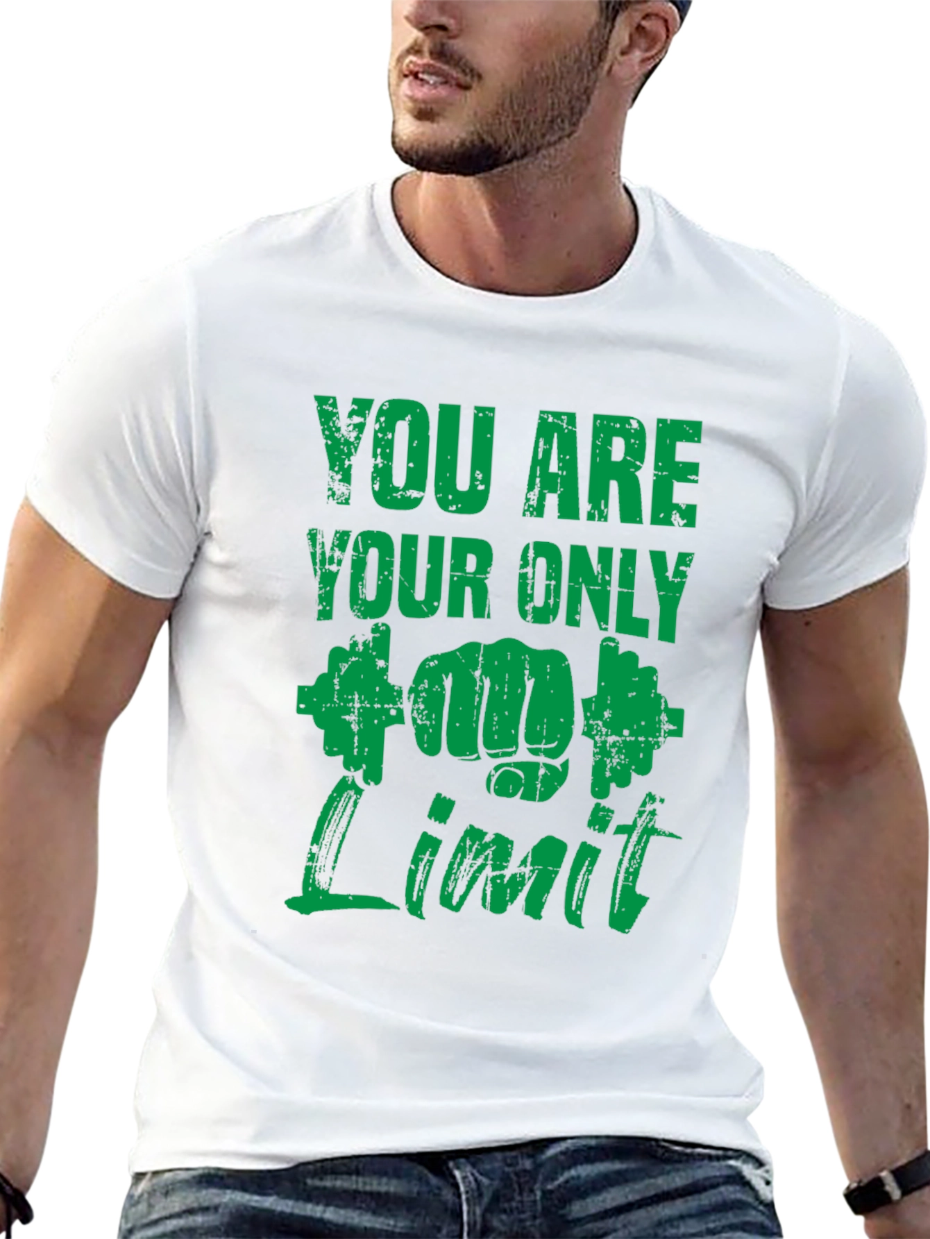 Motivational Gym T-Shirt - You Are Your Only Limit