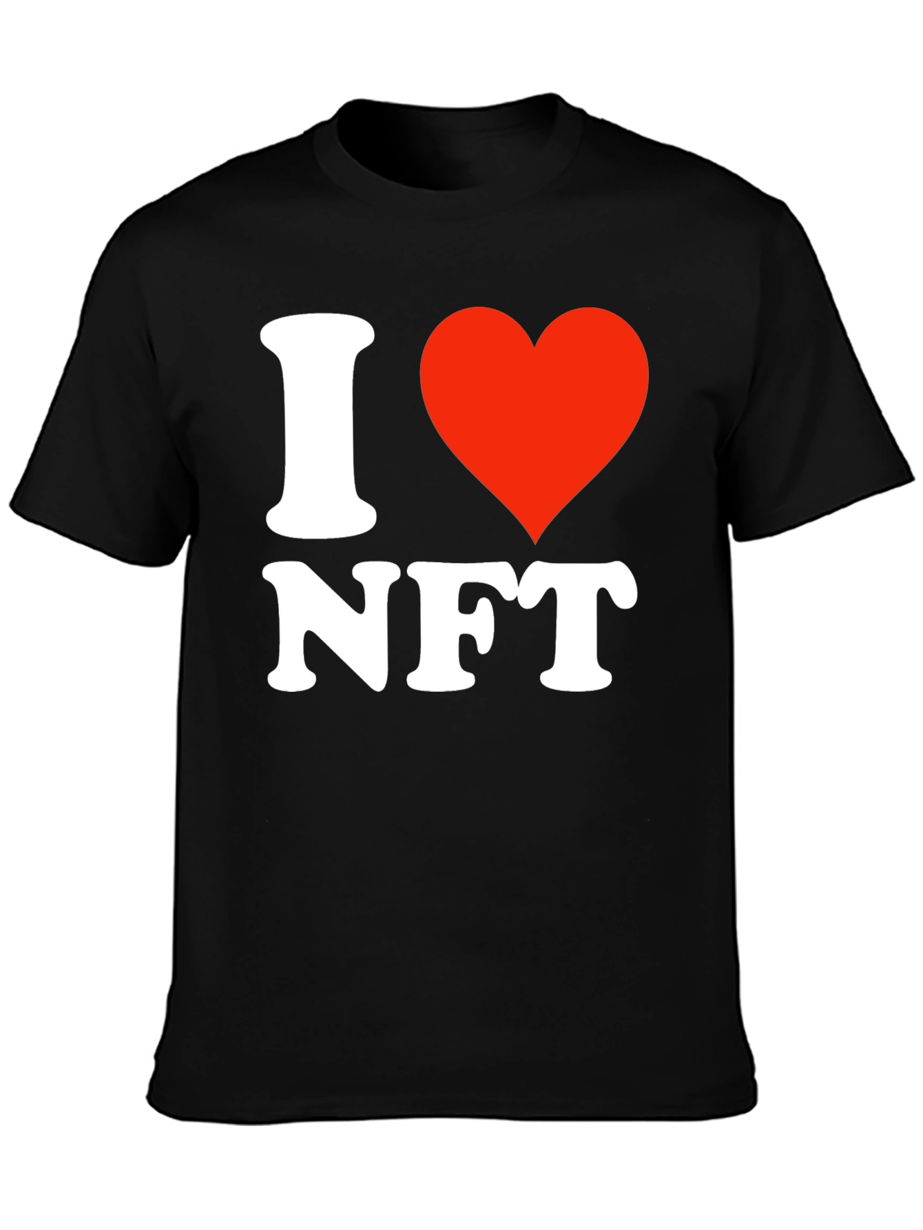 I Heart NFT Black T-Shirt