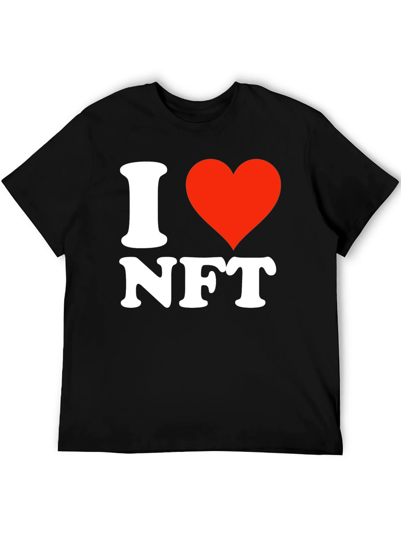 I Heart NFT Black T-Shirt