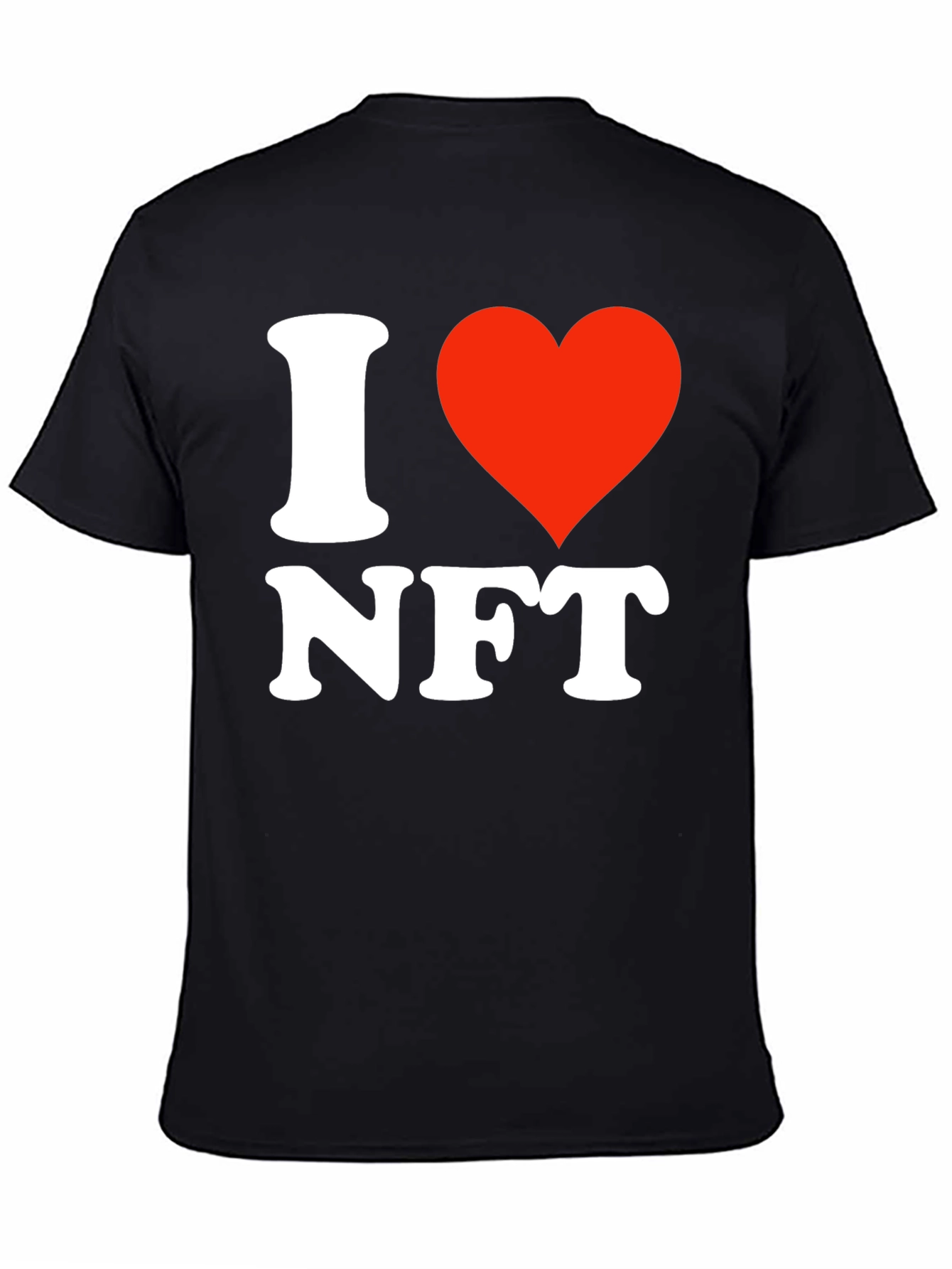 I Heart NFT Black T-Shirt