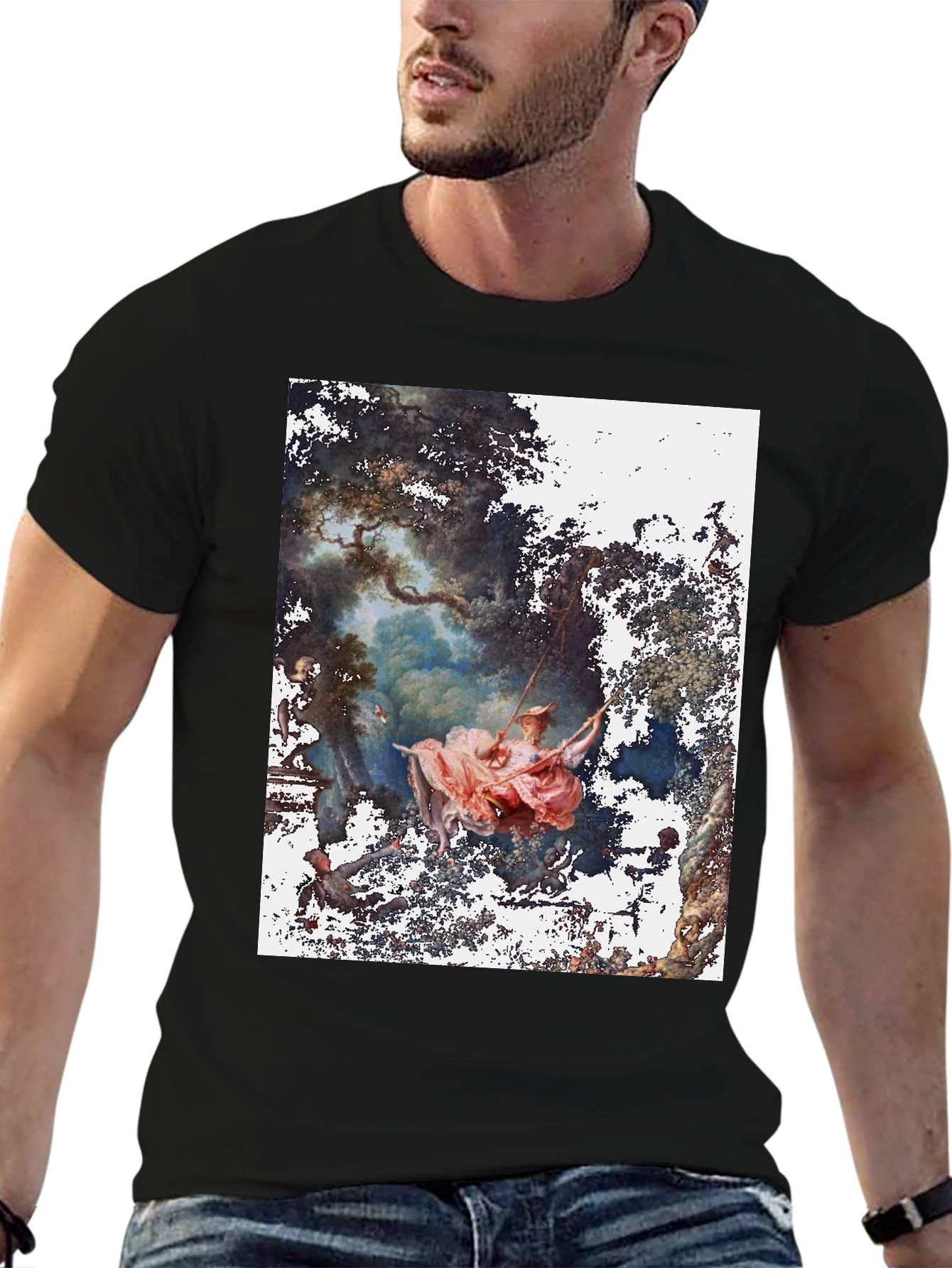 The Swing Painting T-Shirt - Art Tee