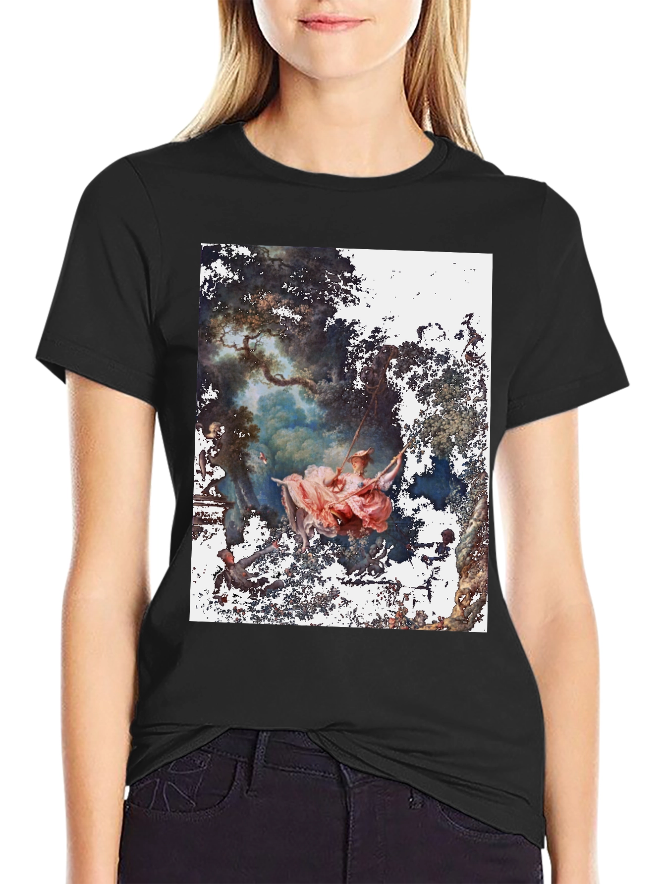 The Swing Painting T-Shirt - Art Tee