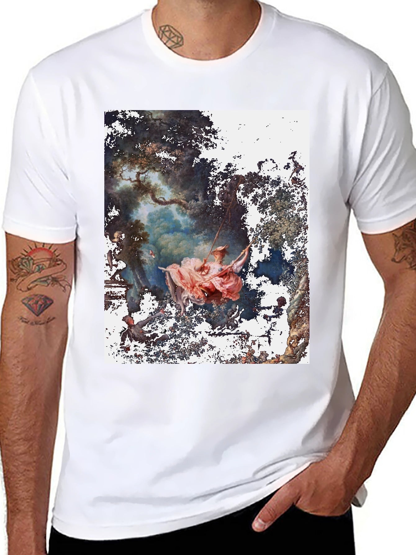 The Swing Painting T-Shirt - Art Tee